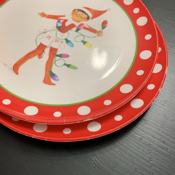 PBK Pottery Barn Kids - set of 2 - Elf plates - Picture 5 of 5